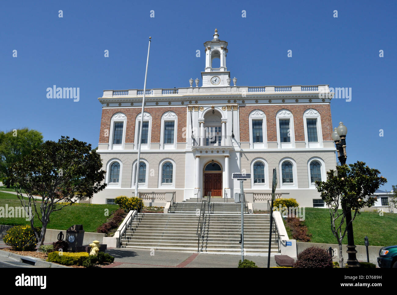 City Hall, South San Francisco, California, USA Stock Photo