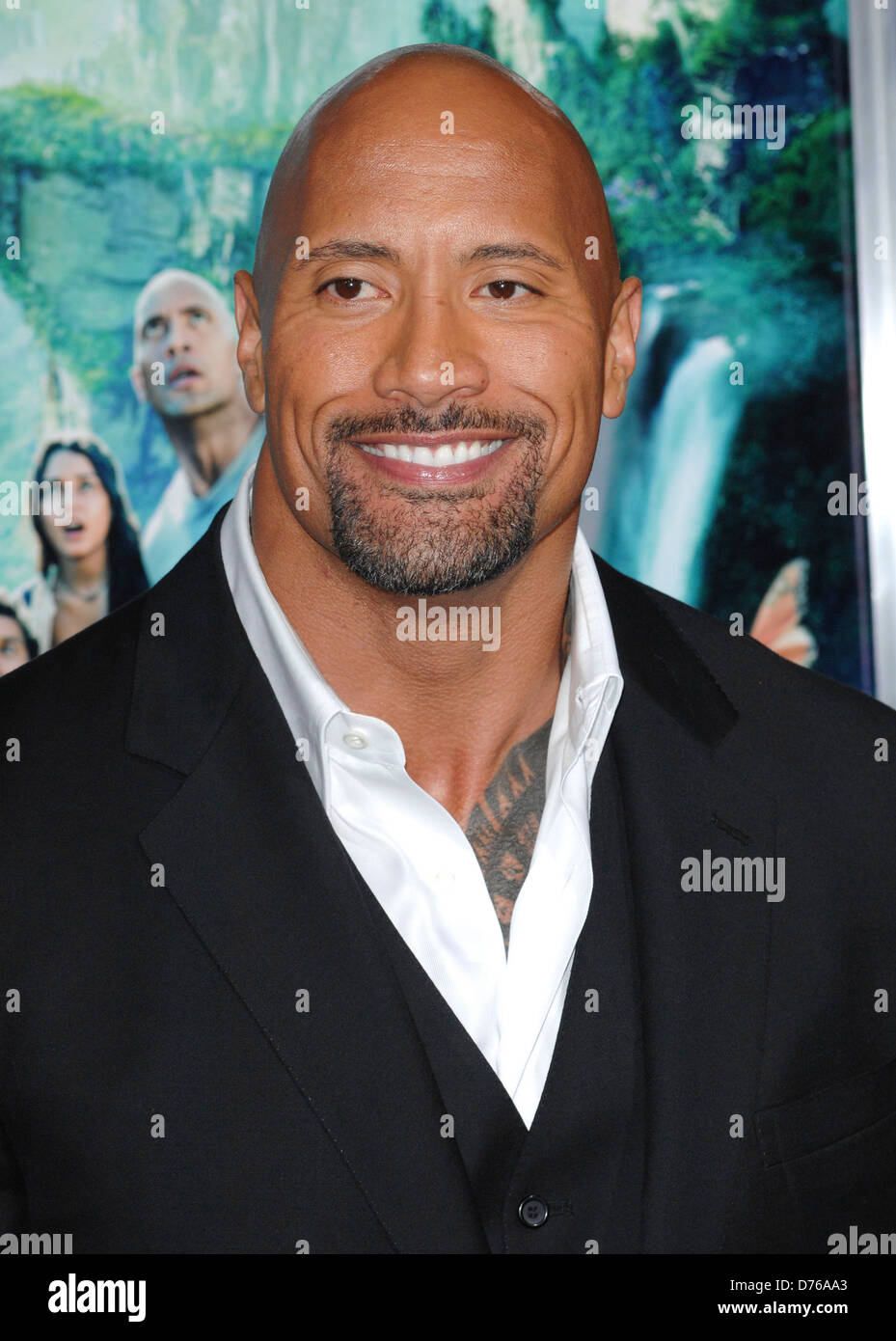 Dwayne Johnson aka The Rock The Los Angeles Premiere of 'Journey 2: The