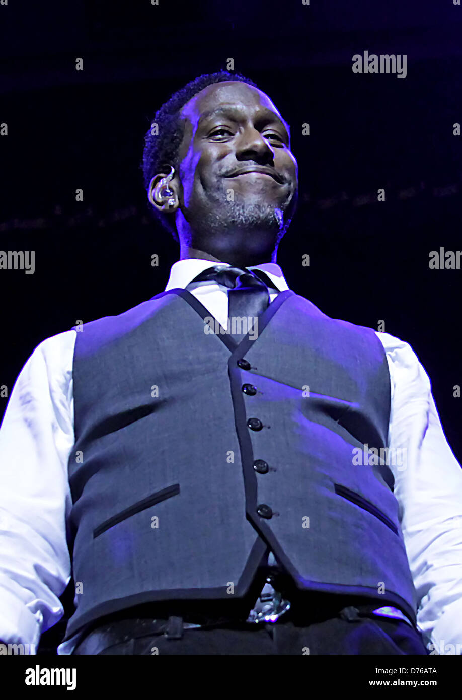 Shawn Stockman, of Boyz II Men performing at Manchester O2 Apollo