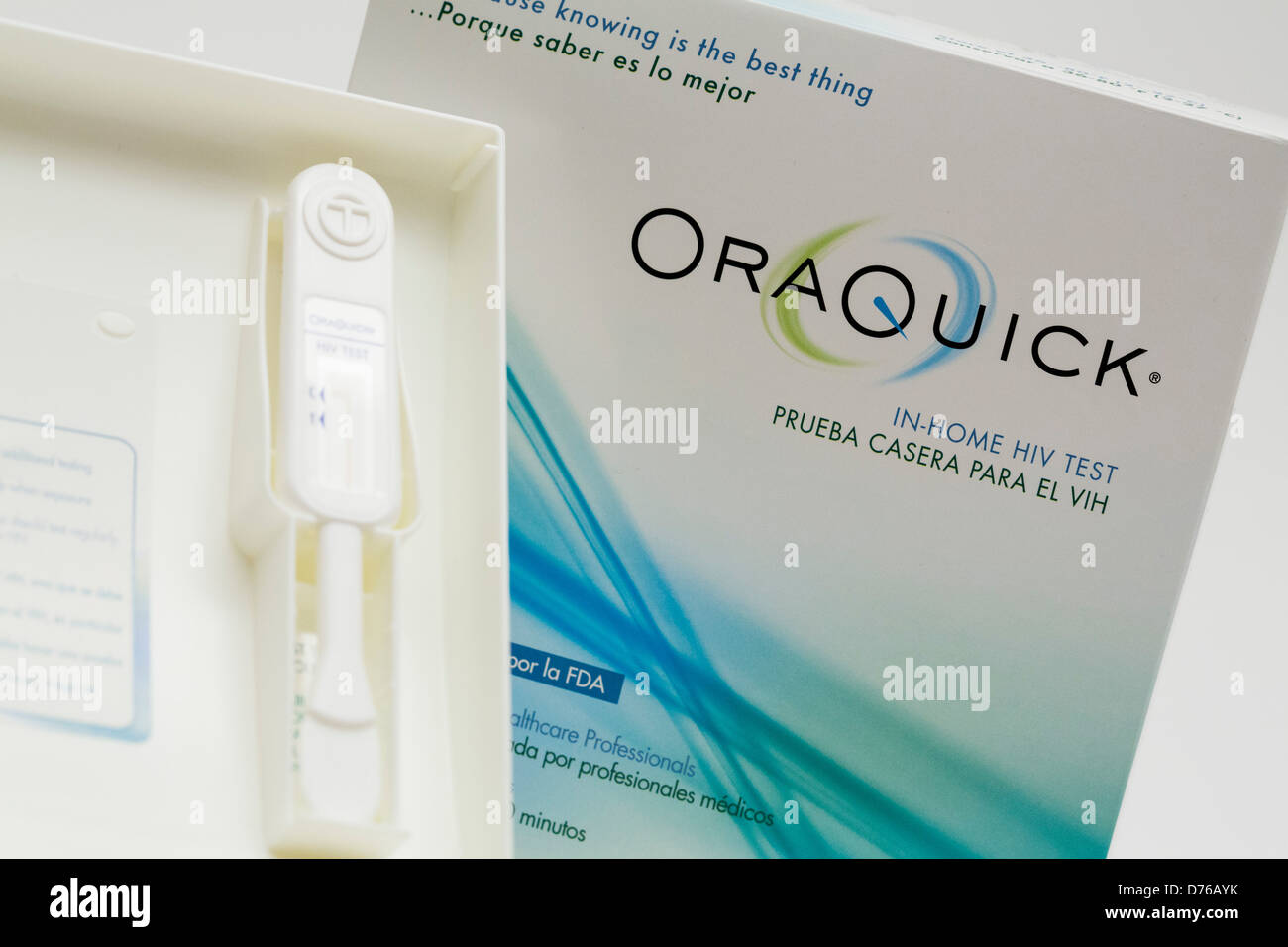 An Oraquick inhome HIV testing kit Stock Photo Alamy