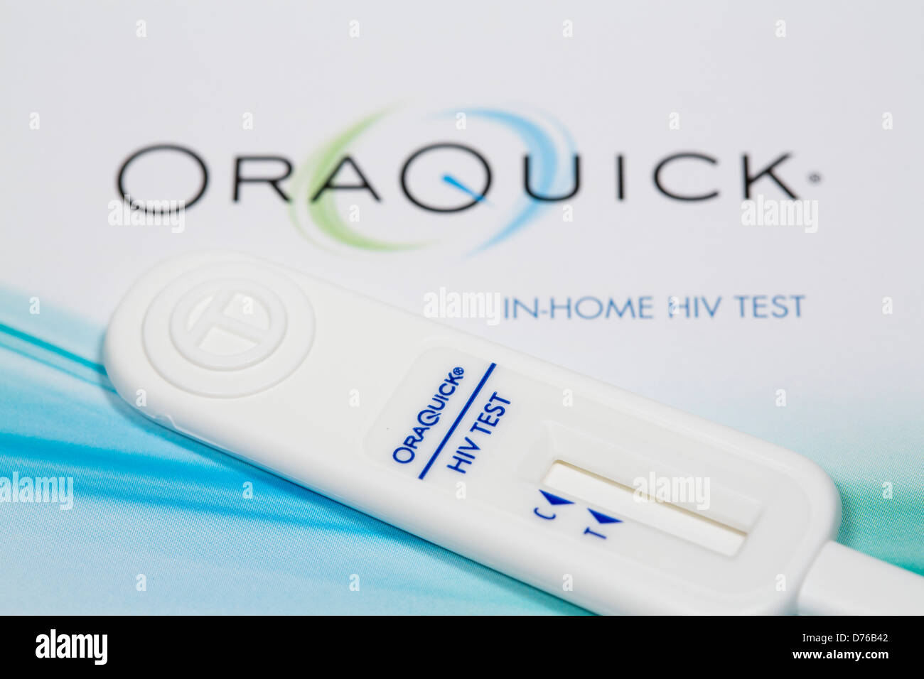 An Oraquick inhome HIV testing kit Stock Photo Alamy