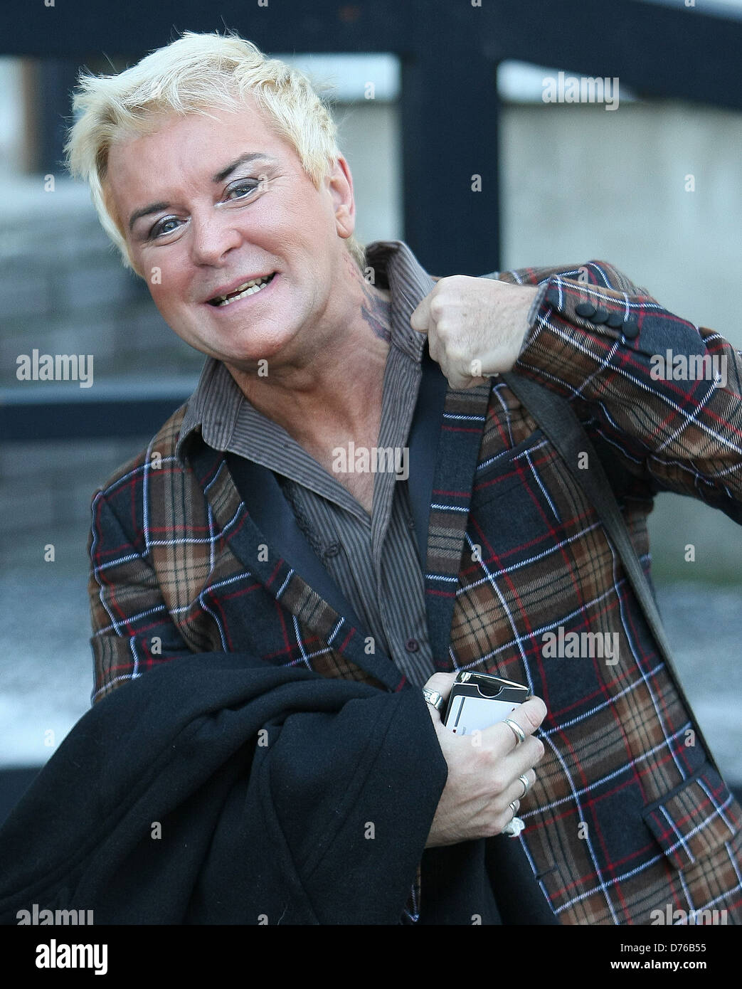 Steve Strange At The ITV Studios London England 02 02 12 Stock Photo 