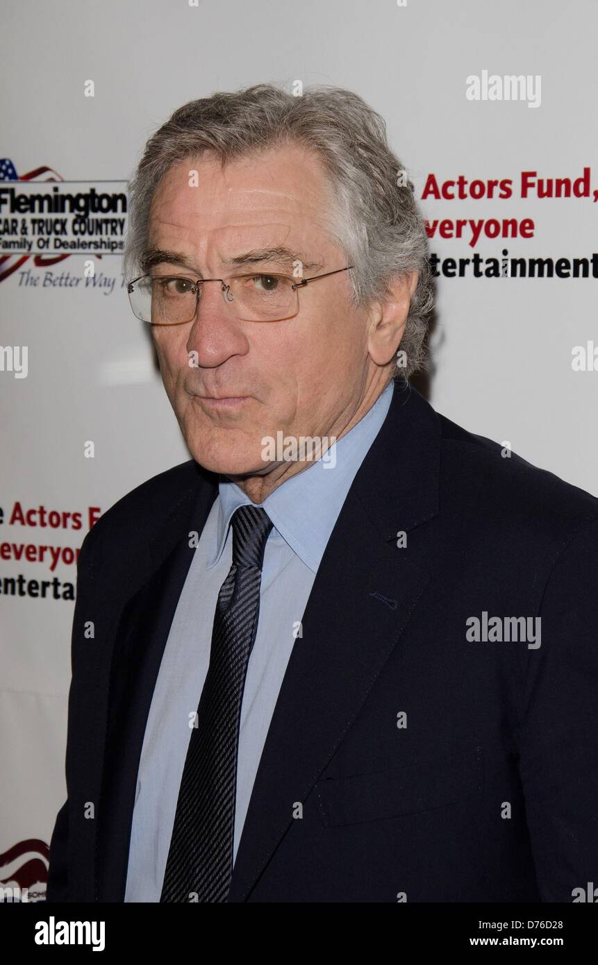 Robert De Niro at arrivals for The Actors Fund Annual Gala, Marriott Marquis Hotel, New York, NY April 29, 2013. Photo By: Eric Reichbaum/Everett Collection Stock Photo