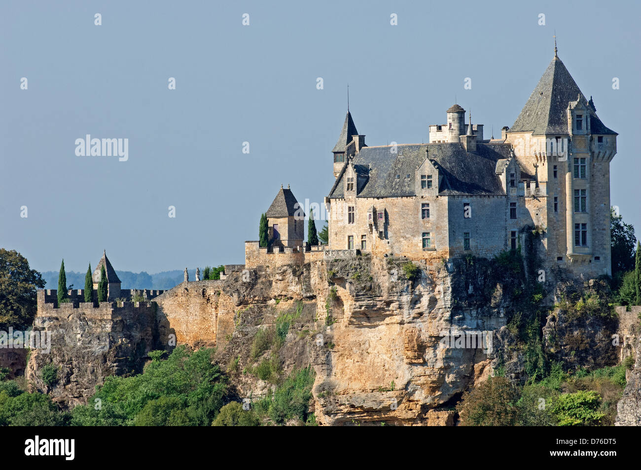 Chateau De Montfort In The Dordogne 24 Departement Of France One Stock Photo Alamy
