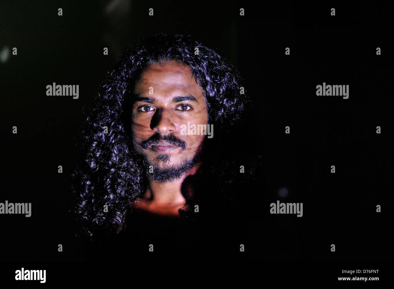 good looking maldivian man Stock Photo