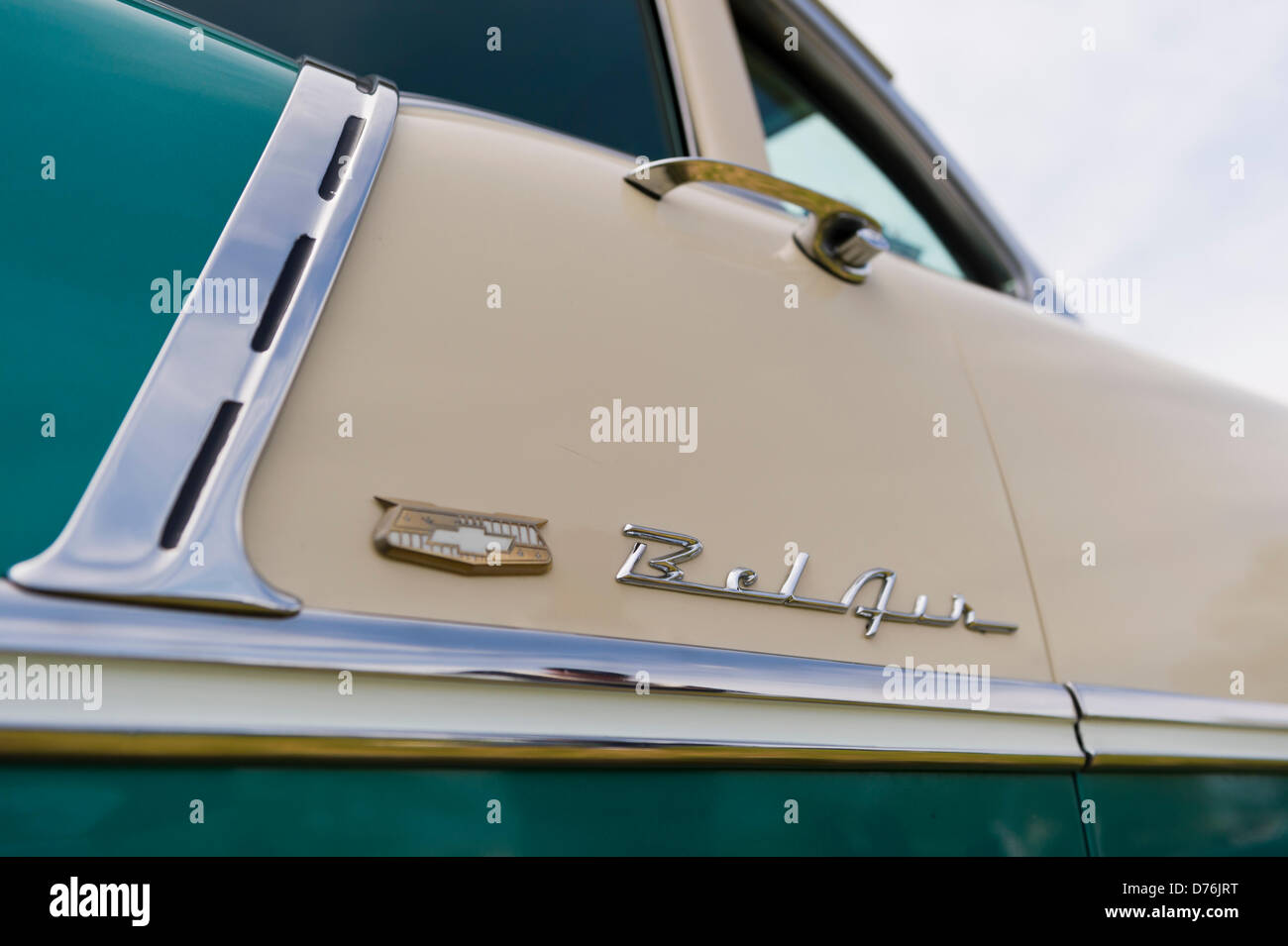 Floral Park, New York, U.S. April 28, 2013. This 1955 Chevy Bel Air, a