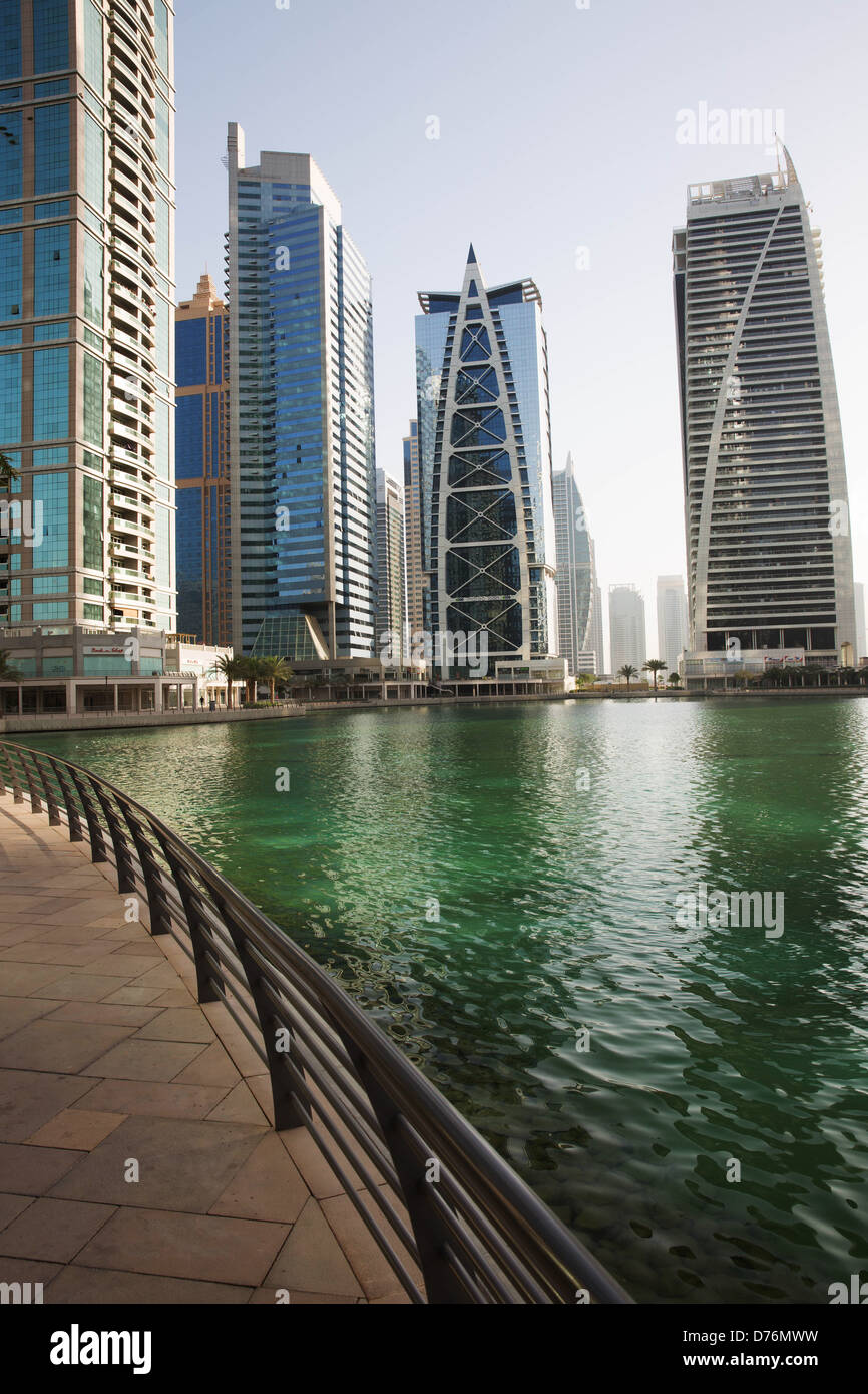 Tall buildings in Dubai, UAE Stock Photo - Alamy