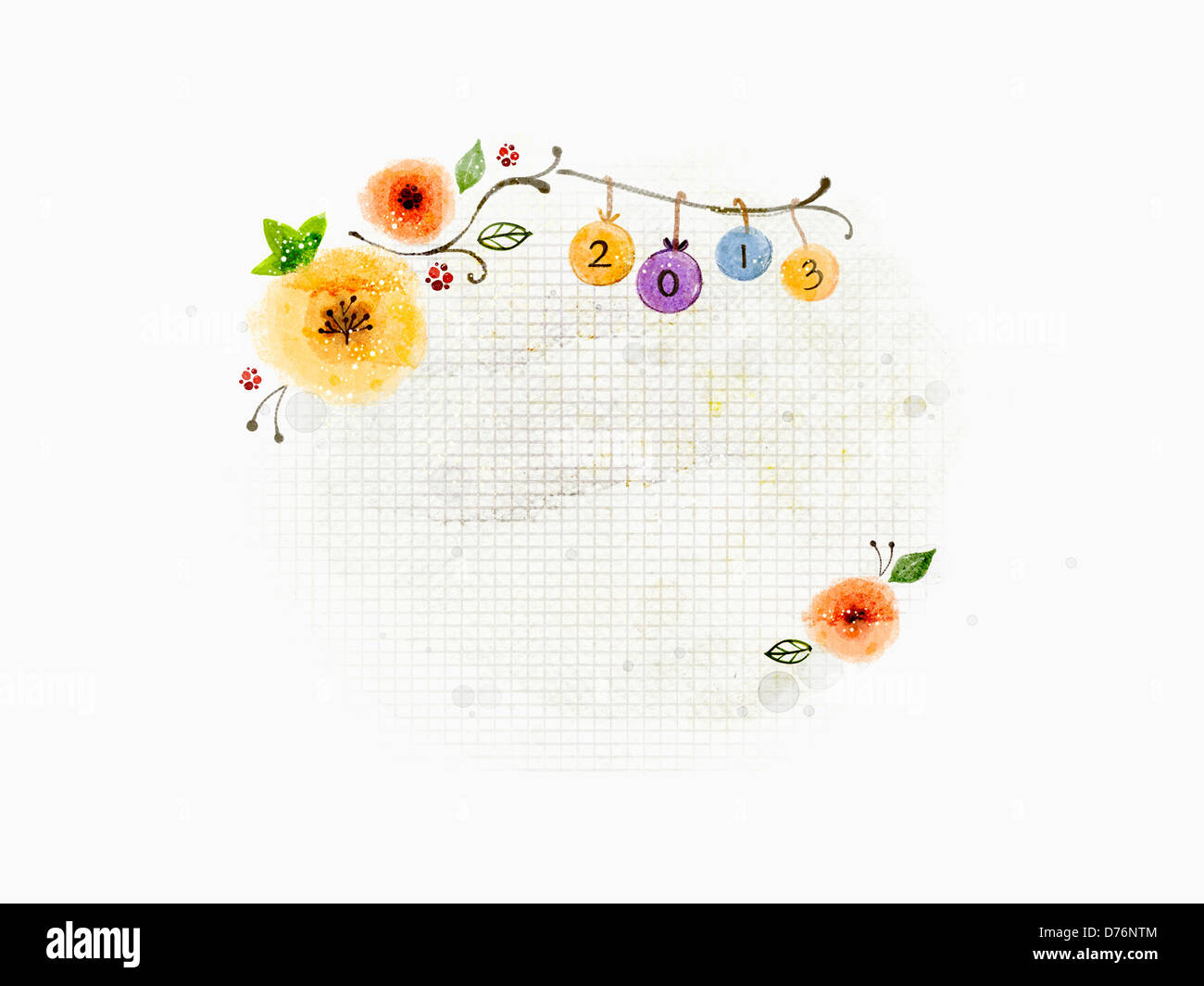 ppt template of front design featuring year 2013 Stock Photo - Alamy