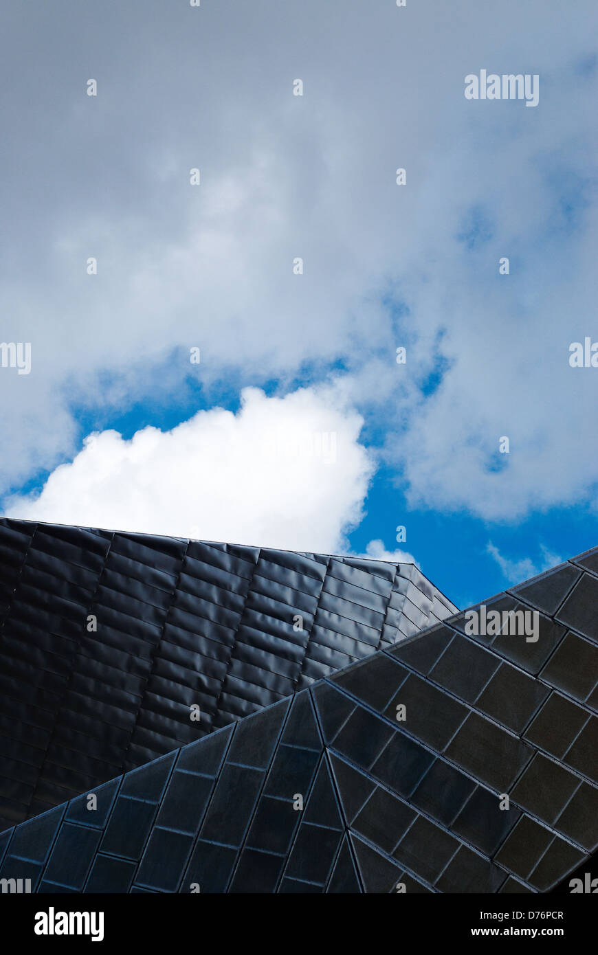 Architecture found around Salford Quays in Manchester Stock Photo