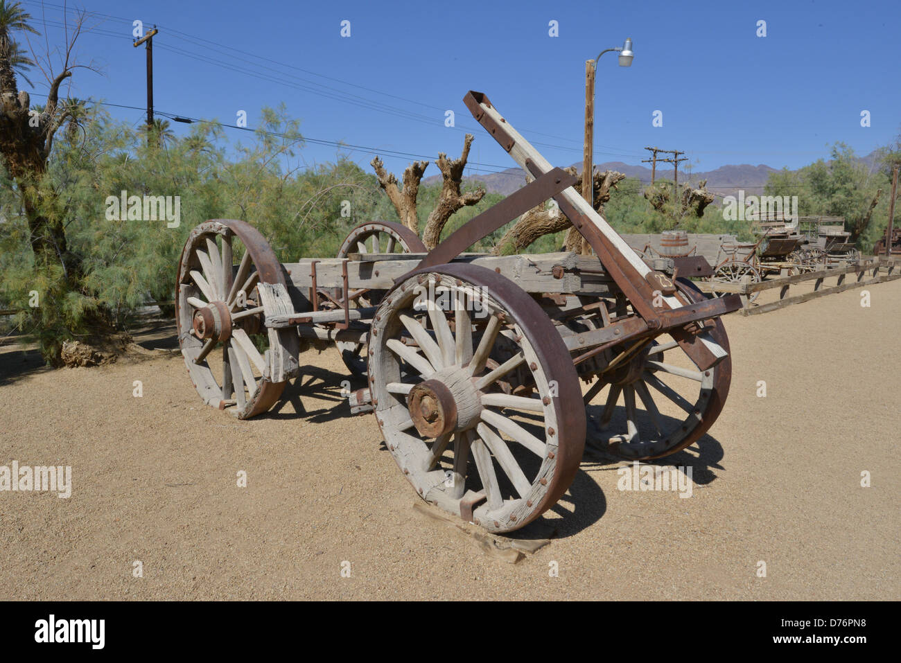 Bauxite mine museum at Furnace Creek Stock Photo Alamy