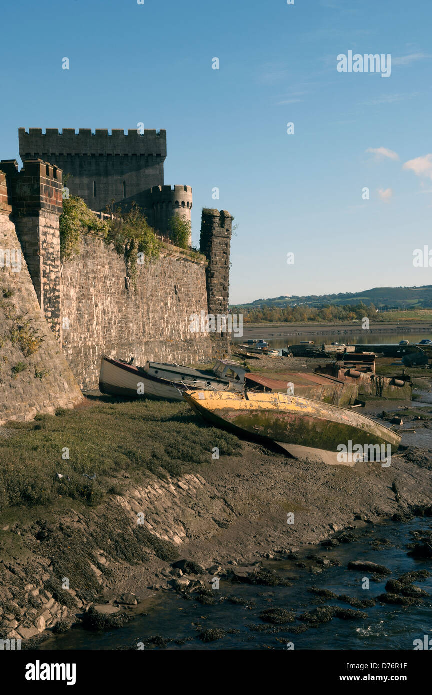 Conwy Castle in North Wales Stock Photo