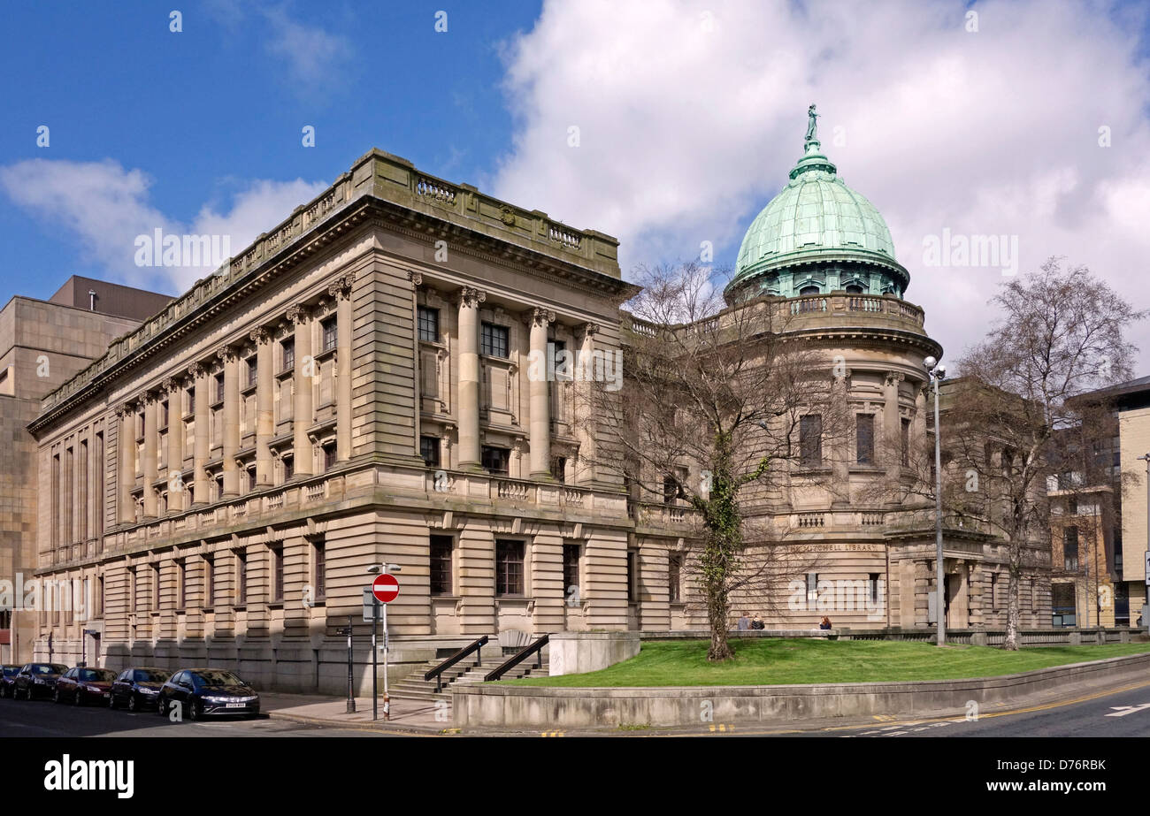 The Mitchell Library in North Street Glasgow Scotland as seen from east Stock Photo