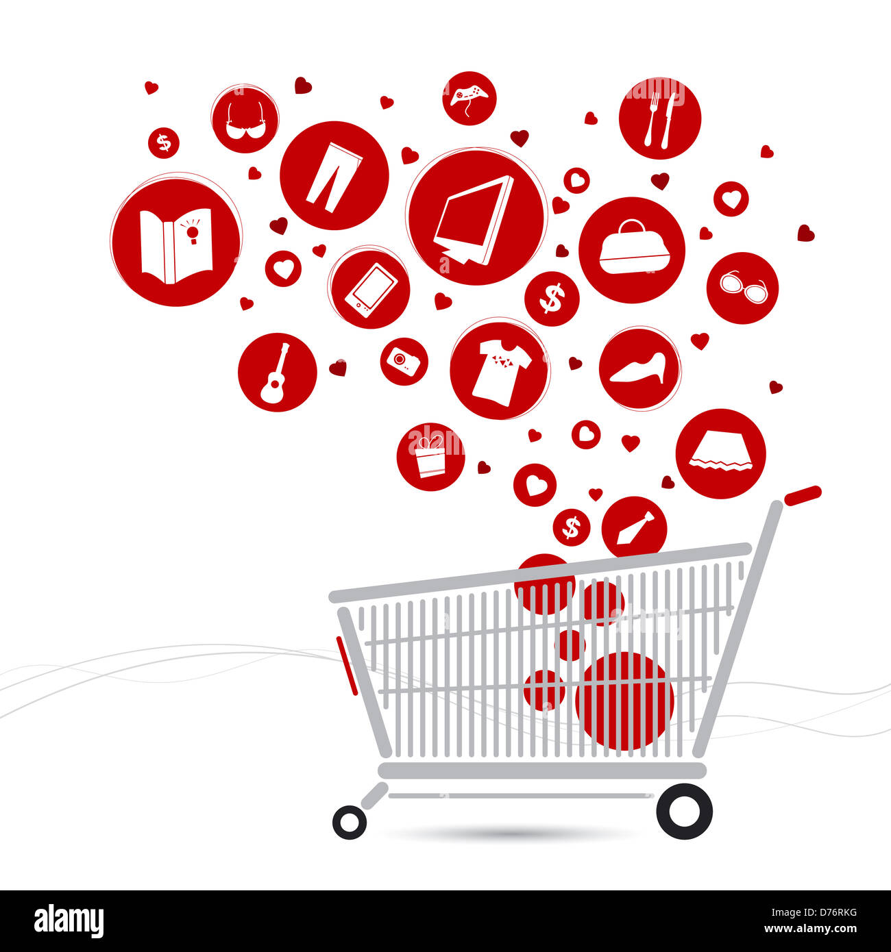 Shopping cart design Stock Photo Alamy
