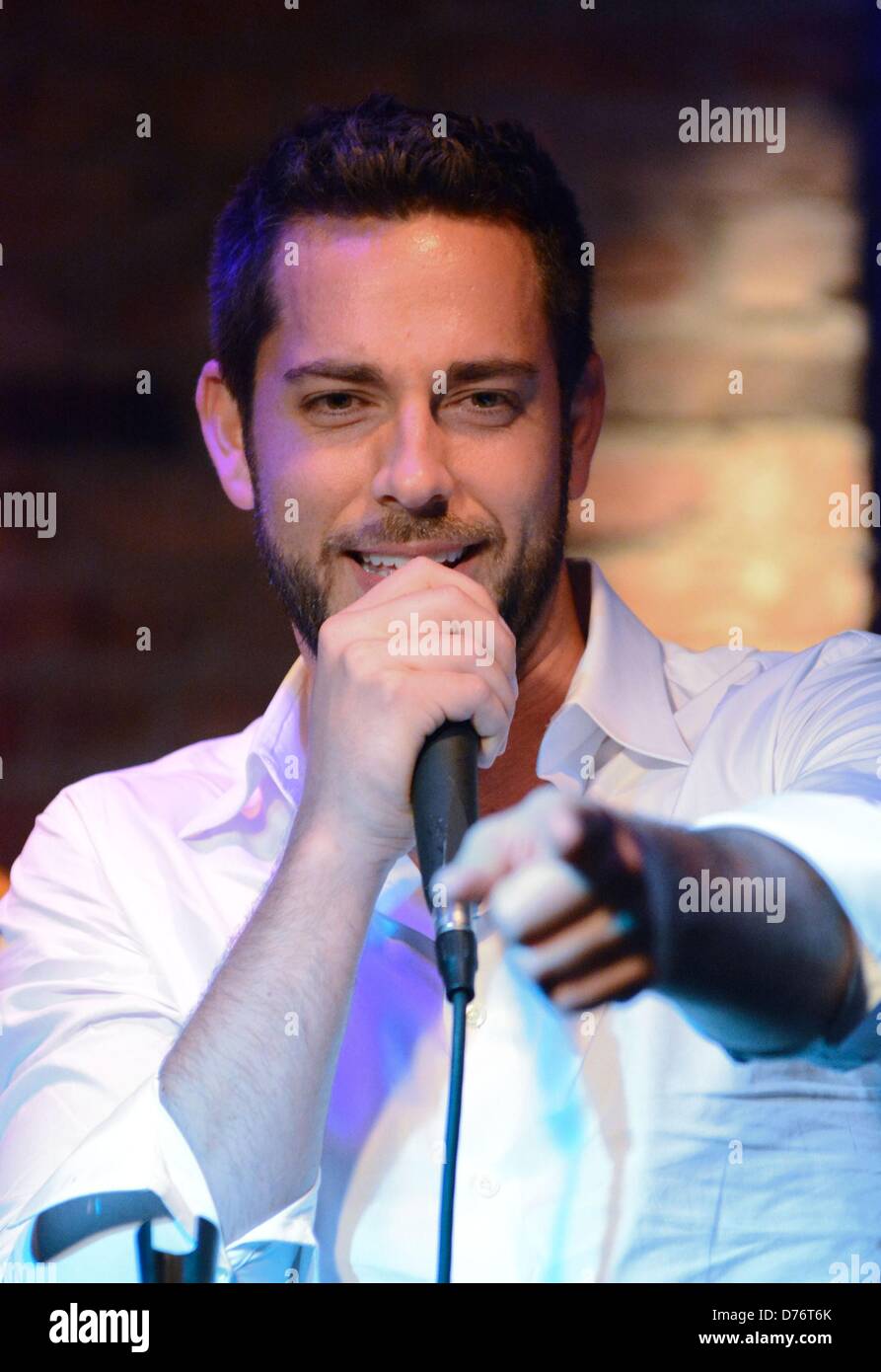 New York, USA. 29th April 2013. Zachary Levi in attendance for Richie Cannata Monday Night Jam