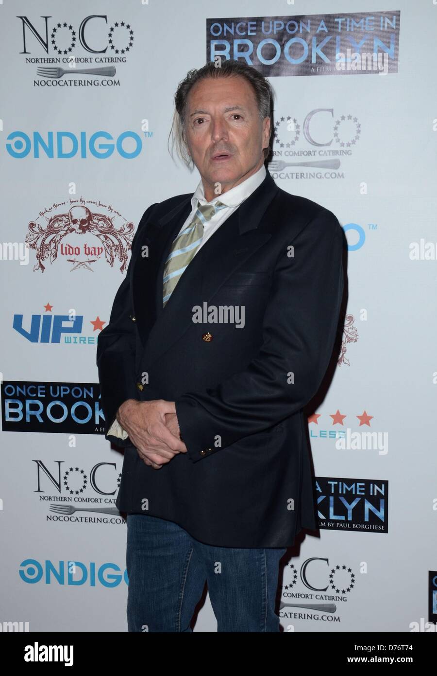 New York, USA. 29th April 2013. Armand Assante at arrivals for ONCE UPON A TIME IN BROOKLYN Premiere, AMC Empire Theatre, New York, NY April 29, 2013. Photo By: Derek Storm/Everett Collection/ Alamy Live News Stock Photo