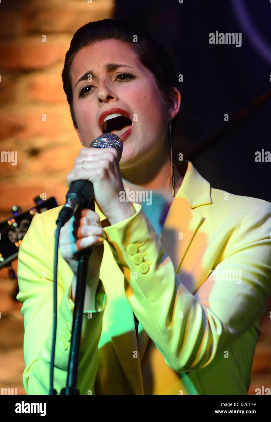 New York, USA. 29th April 2013. AnnSophie in attendance for Richie Cannata Monday Night Jam at