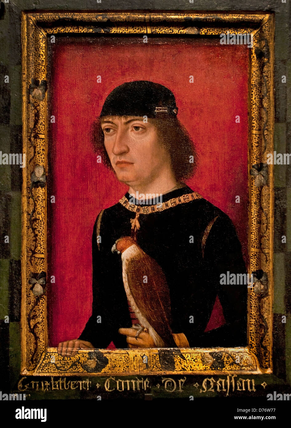 Portrait of Engelbrecht II Count of Nassau 1487 Master of the Portraits of Princes Dutch Netherlands Stock Photo