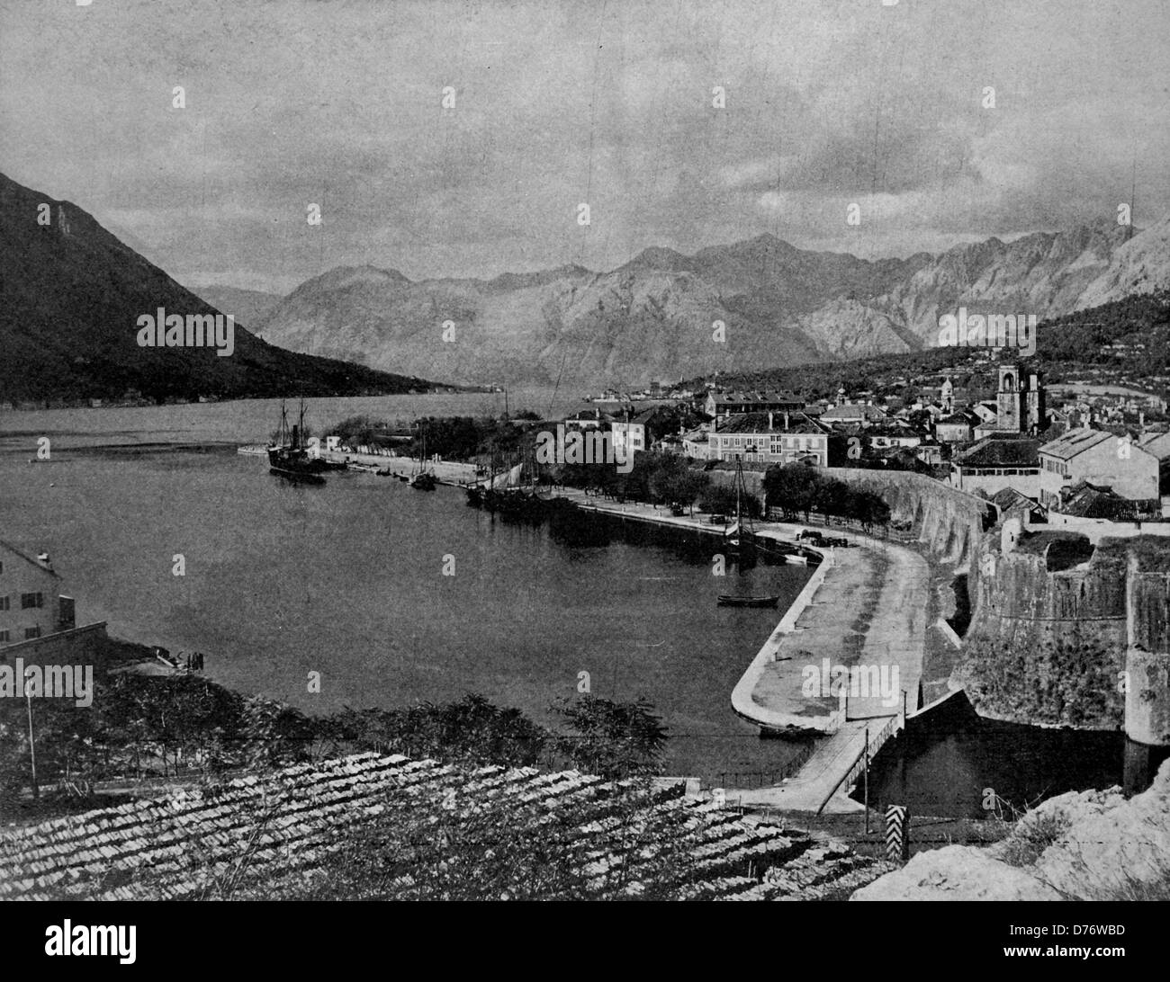 One of the first halftones, 1880, Cattaro, Österrech Stock Photo - Alamy