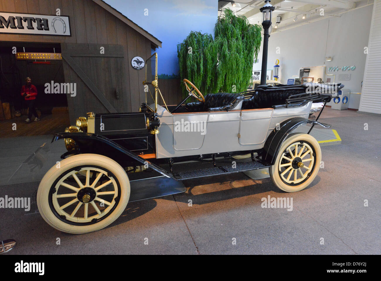 A vintage car in a museum in Reno Stock Photo - Alamy