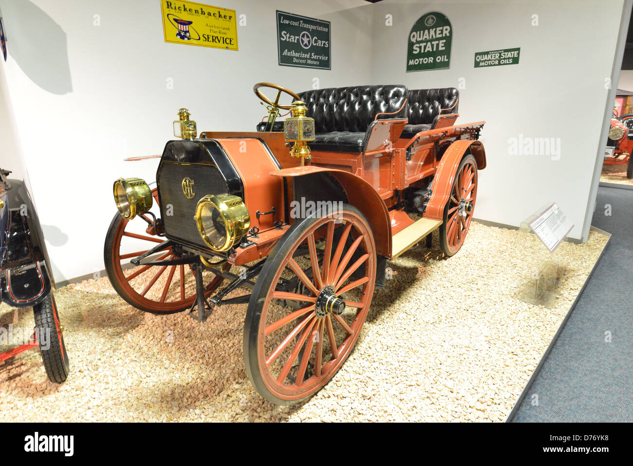A vintage car in a museum in Reno Stock Photo - Alamy