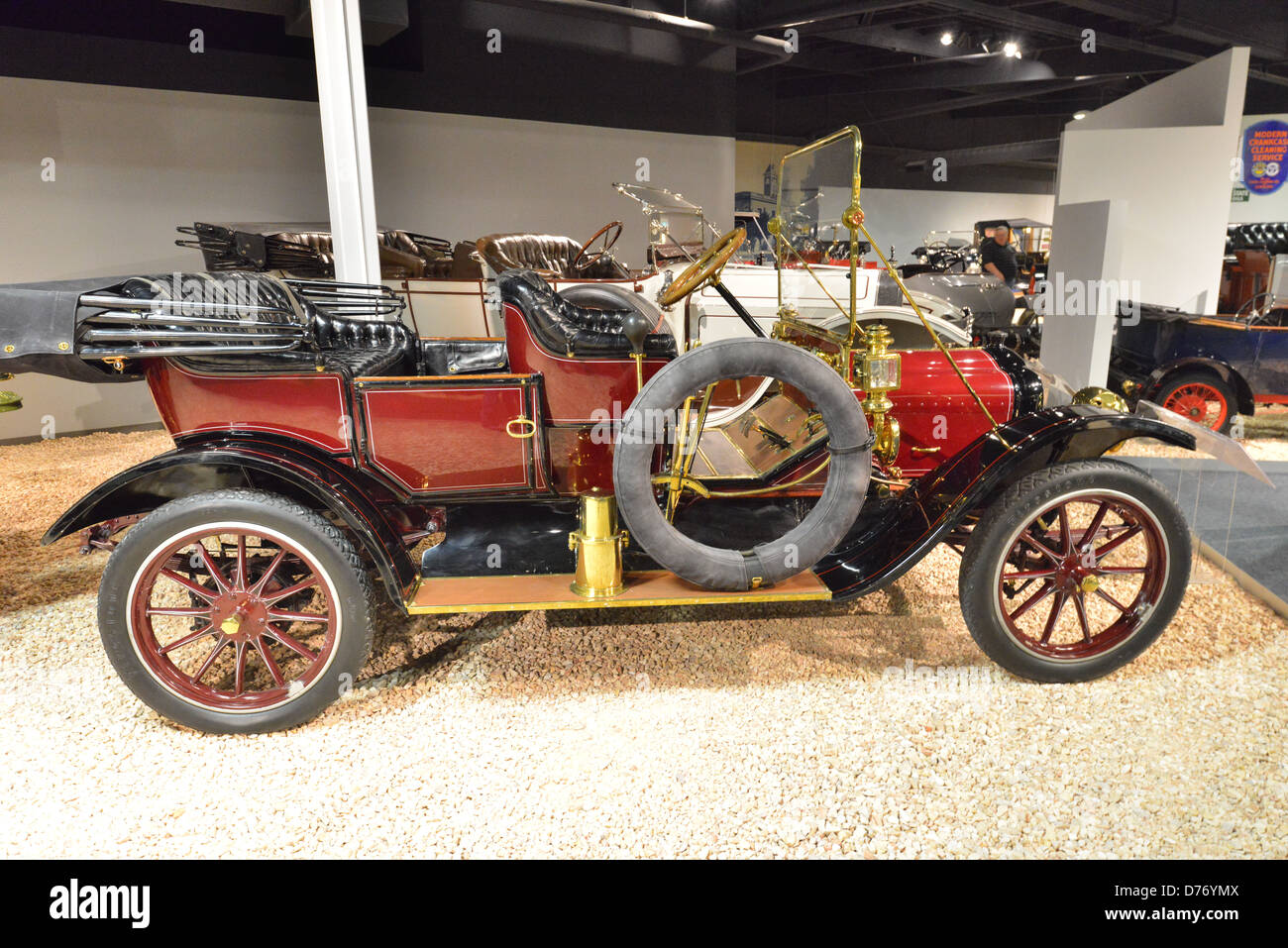 A vintage car in a museum in Reno Stock Photo - Alamy