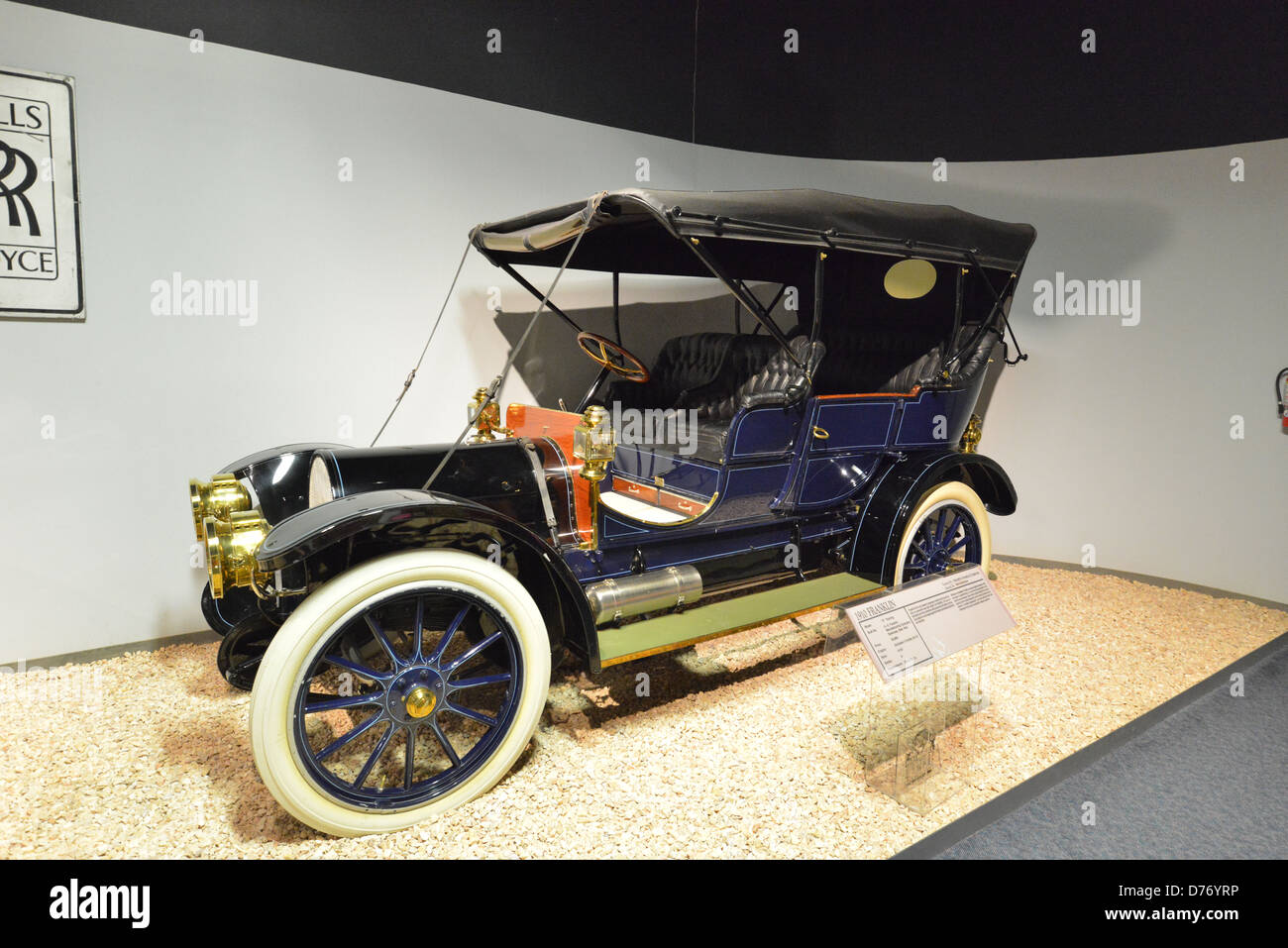 A vintage car in a museum in Reno Stock Photo - Alamy