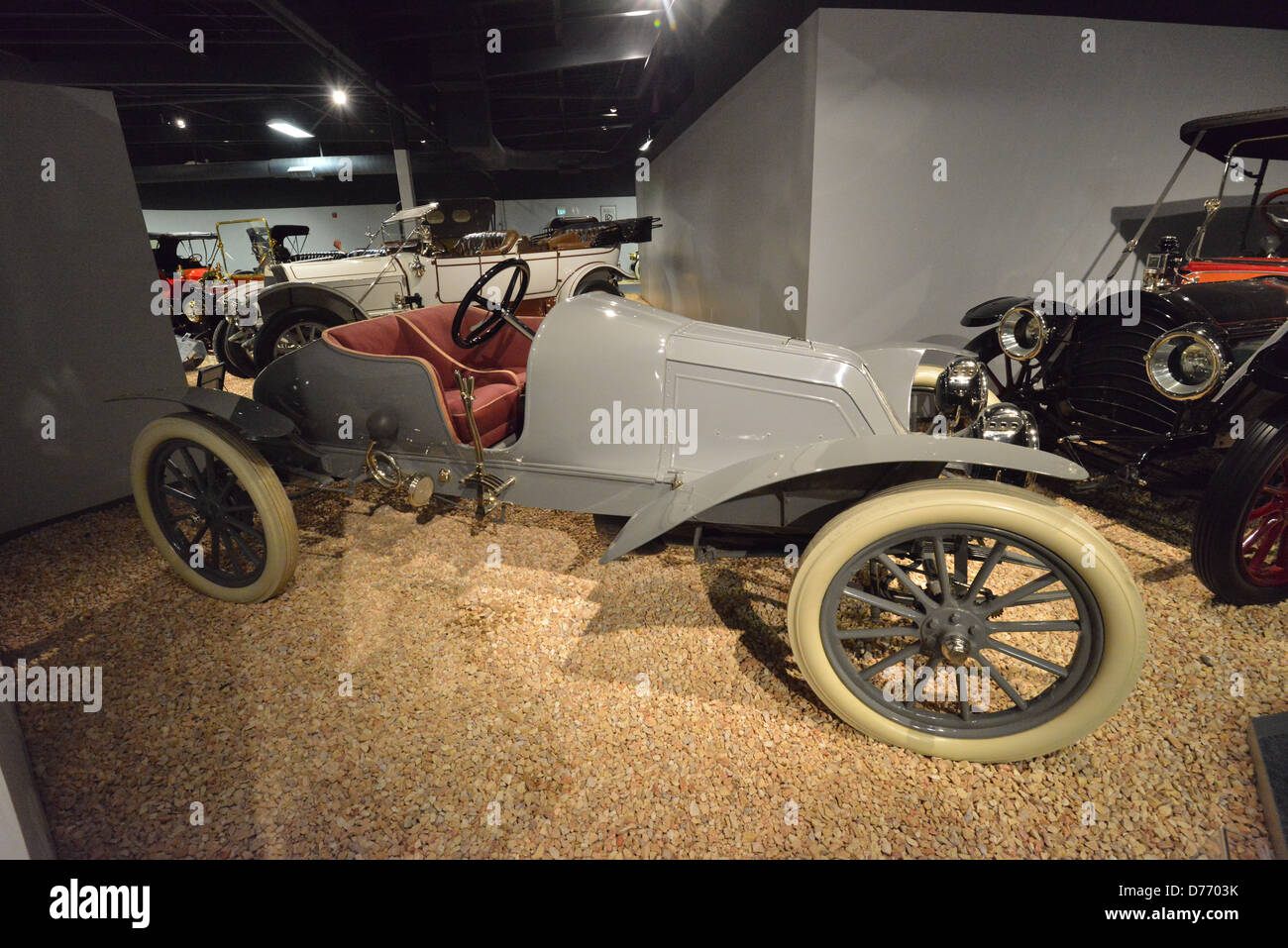 A vintage car in a museum in Reno Stock Photo - Alamy
