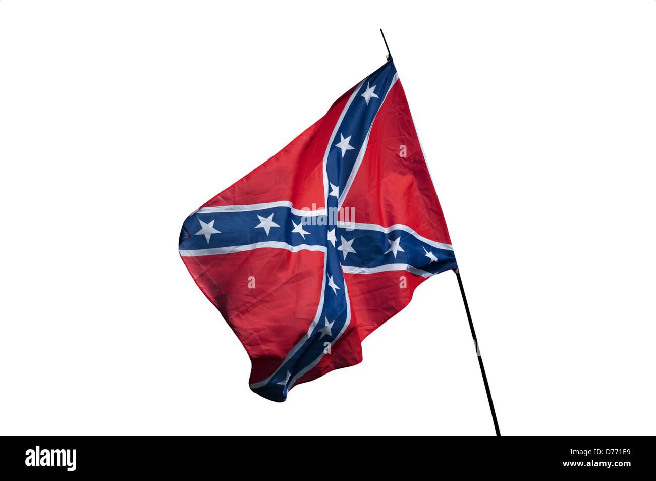 The Confederate Flag Of The Confederacy Stock Photo