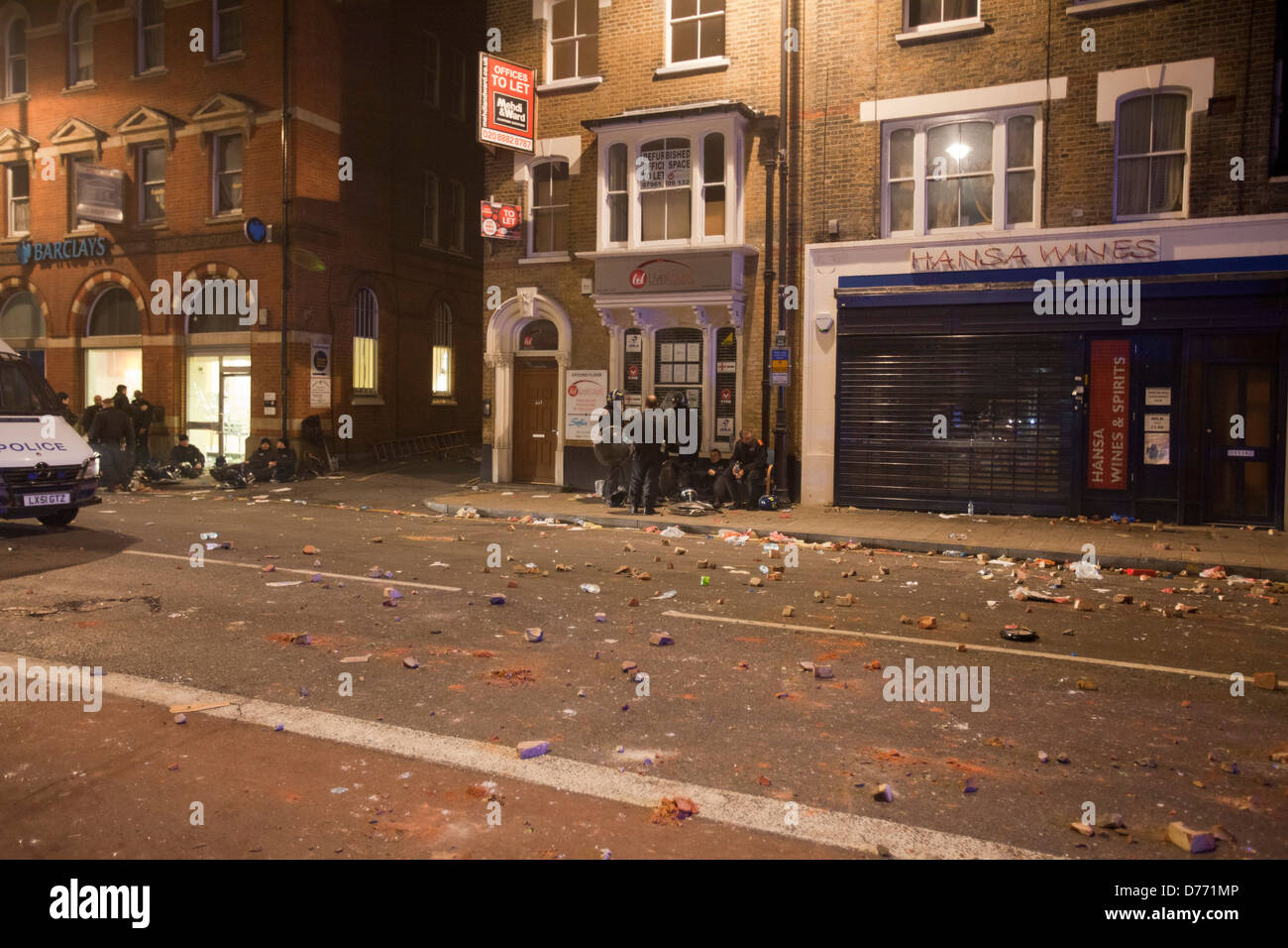 London Riots 2011, Tottenham Stock Photo