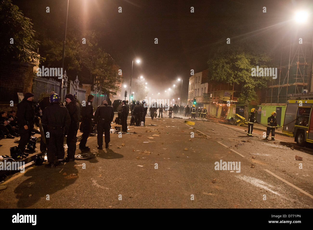 London Riots 2011, Tottenham Stock Photo