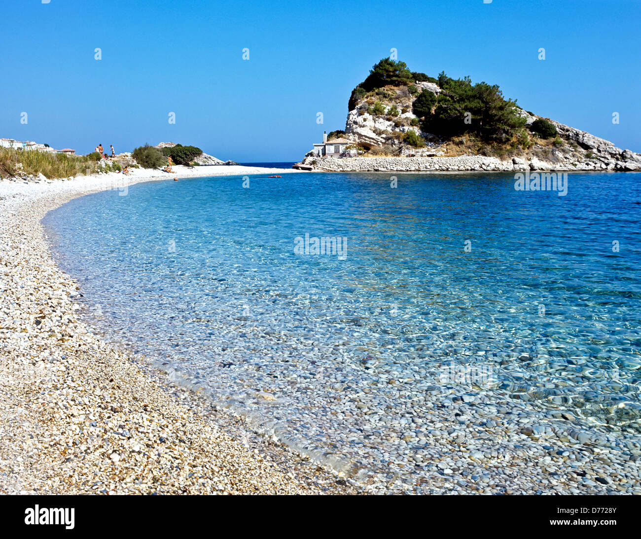 8671. Kokkari Beach, Samos, Greece, Europe Stock Photo