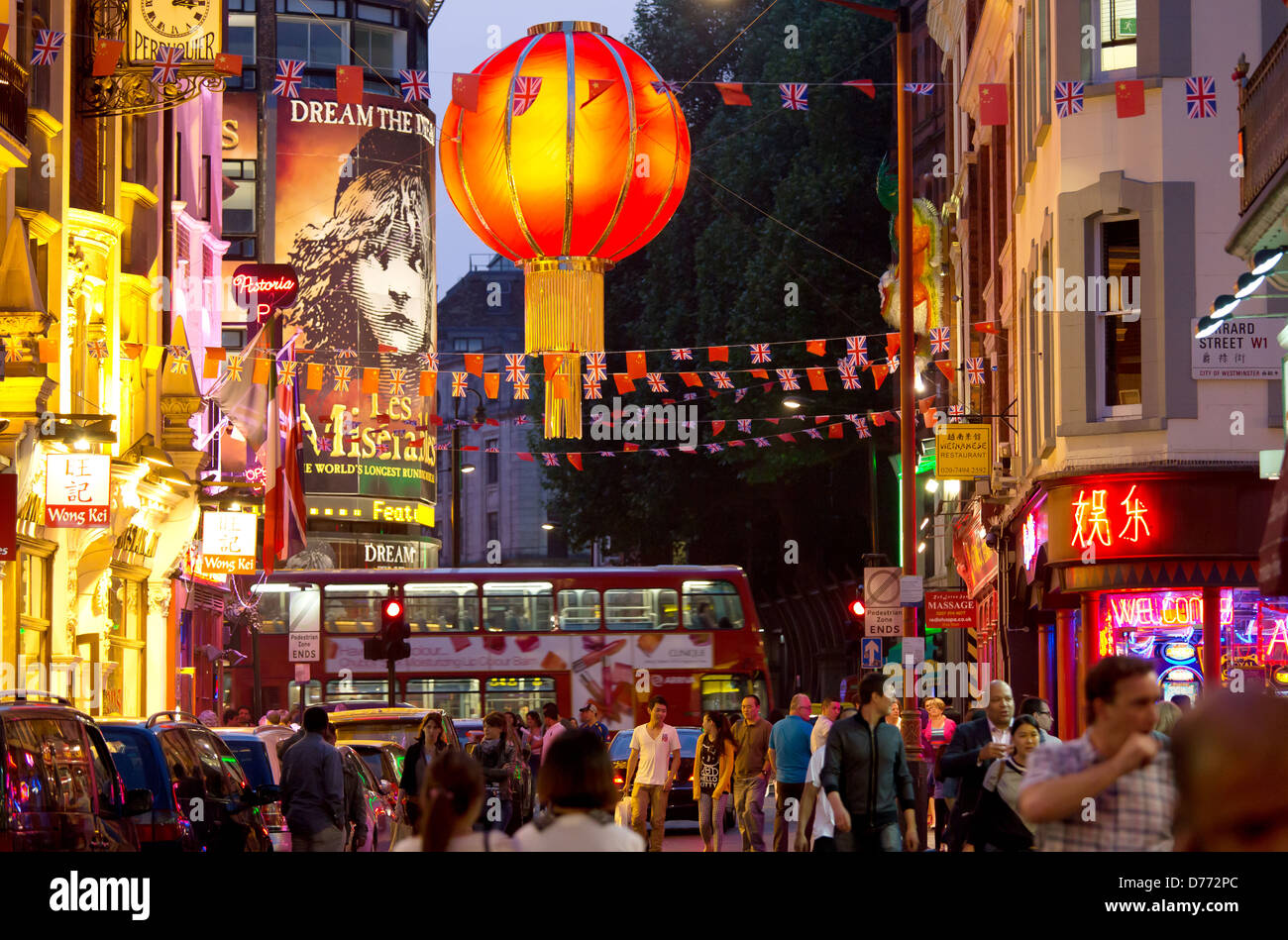 London, Great √ übritannien, Chinatown, the West End Stock Photo