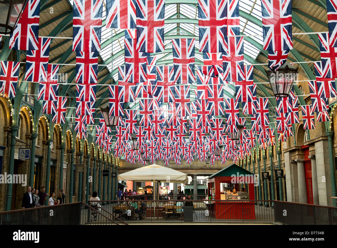 London, United Kingdom, the market halls of Covent Garden Market Stock Photo