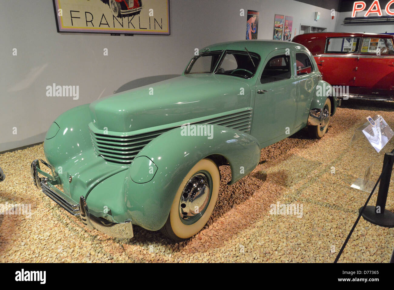 A classic car at the Reno car museum in America Stock Photo Alamy