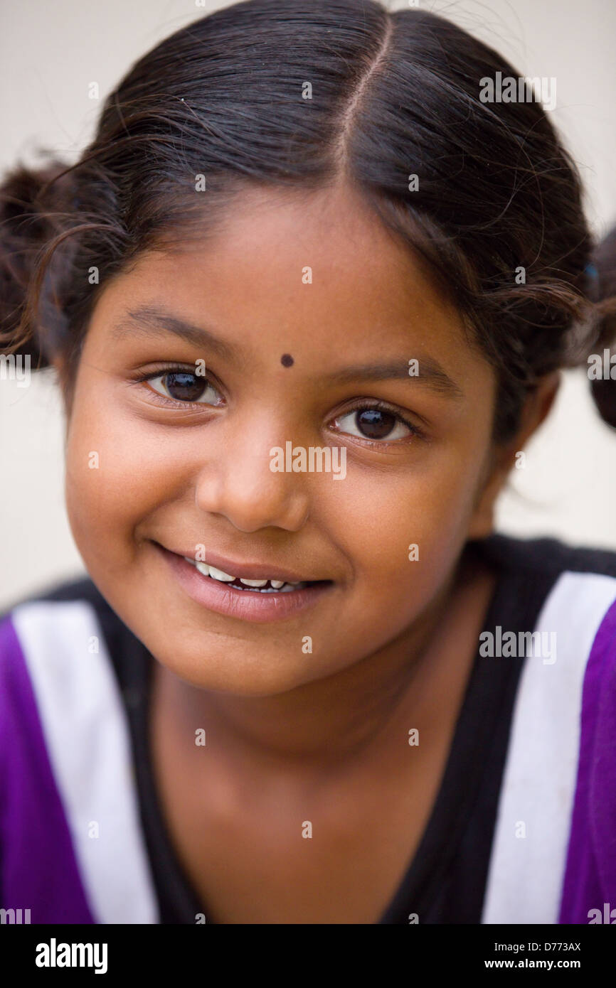 Indian girl Shalini Andhra Pradesh South India Stock Photo - Alamy