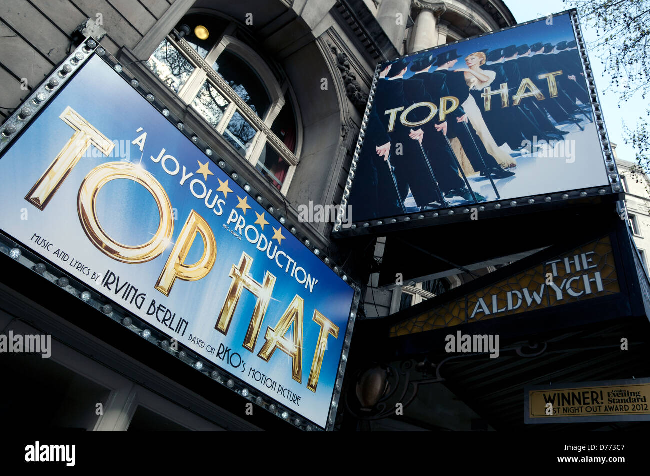  top hat musical at the aldwych theatre london stock photo alamy