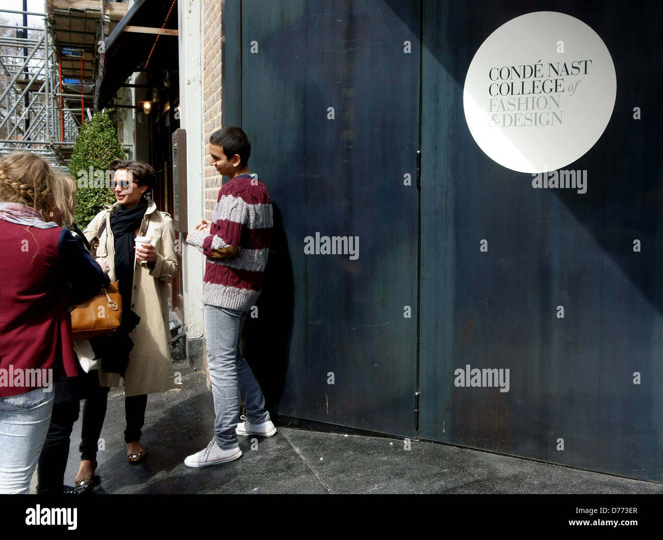 Conde Nast College of Fashion and Design, Soho, London Stock Photo