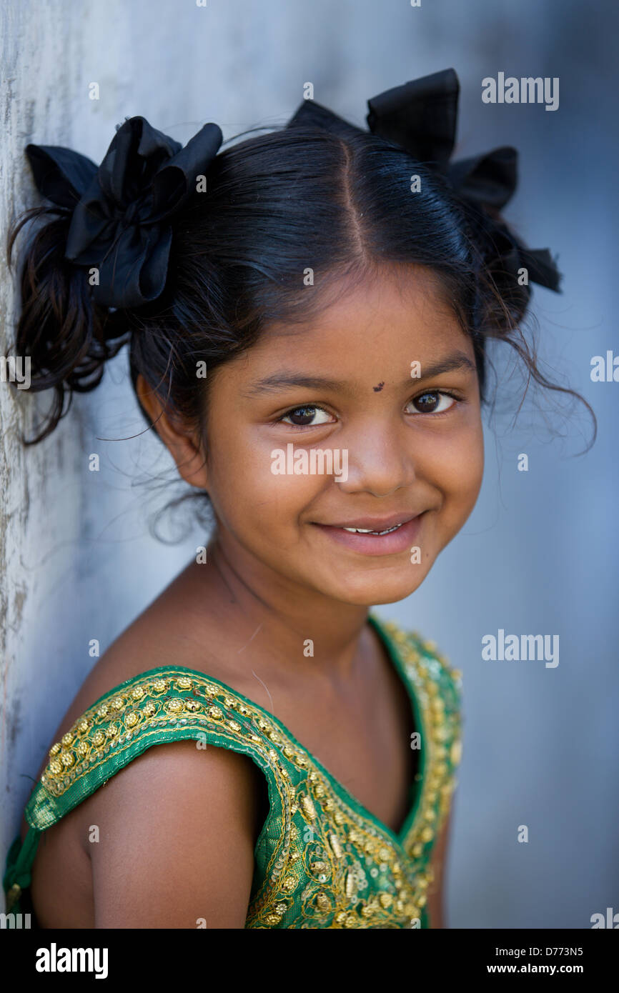 Indian girl Shalini Andhra Pradesh South India Stock Photo - Alamy