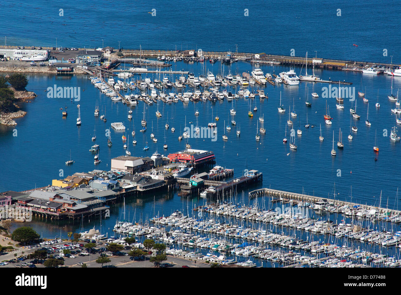aerial photograph Monterey, California Stock Photo