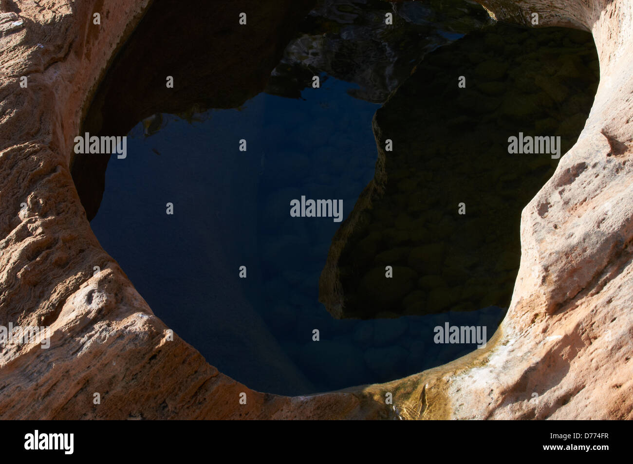Water hole in the rock Stock Photo Alamy