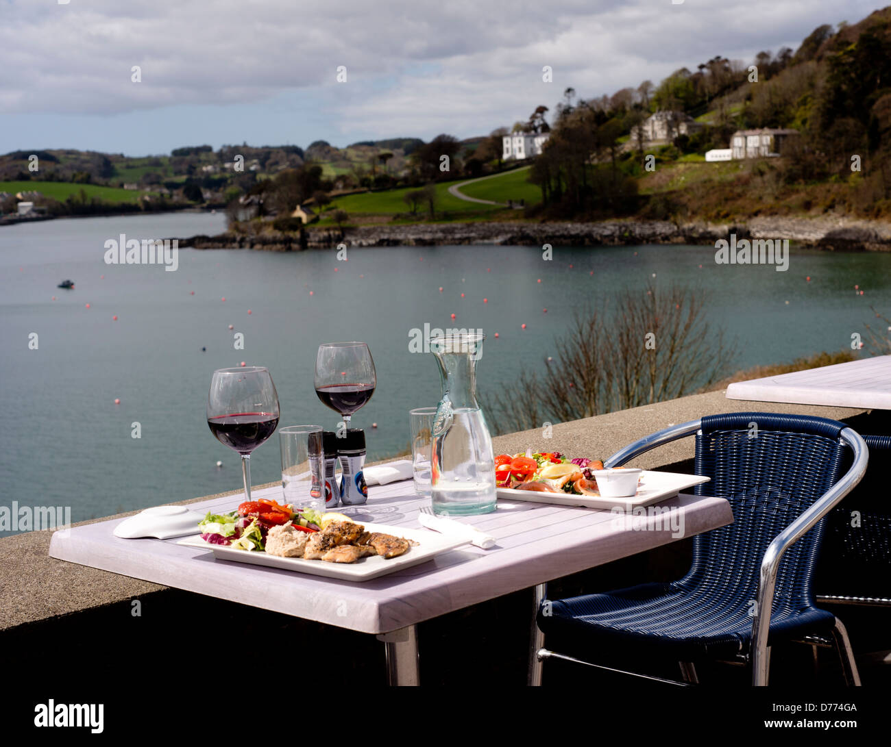 al fresco meal Stock Photo Alamy