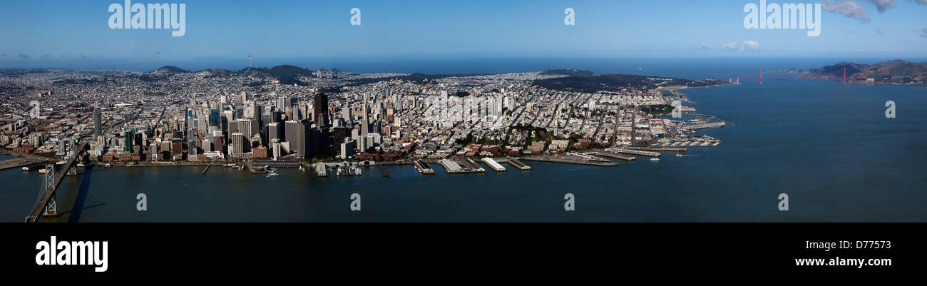 aerial photograph San Francisco, California Stock Photo