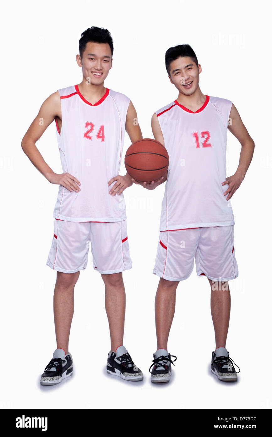 Two Basketball Players Stock Photo - Alamy