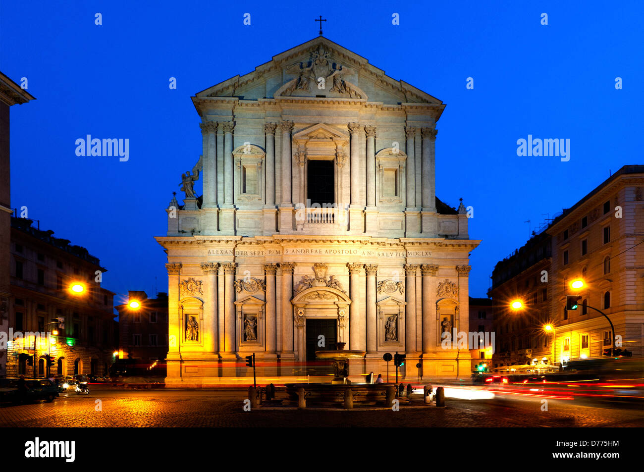 Basilica of Sant'Andrea della Valle, Rome, Italy Stock Photo