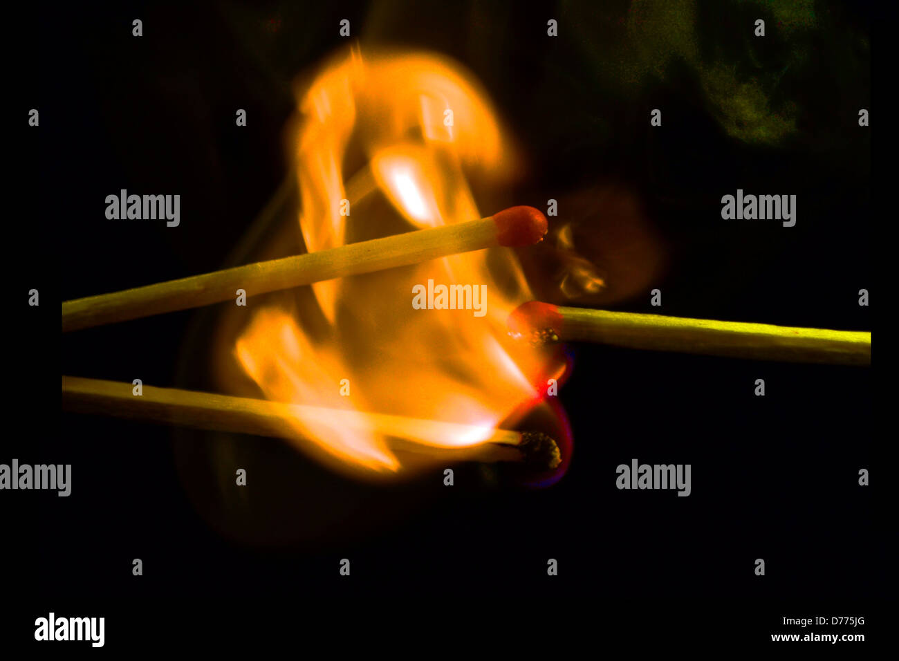 LIGHTING MATCHES FIRE Stock Photo Alamy