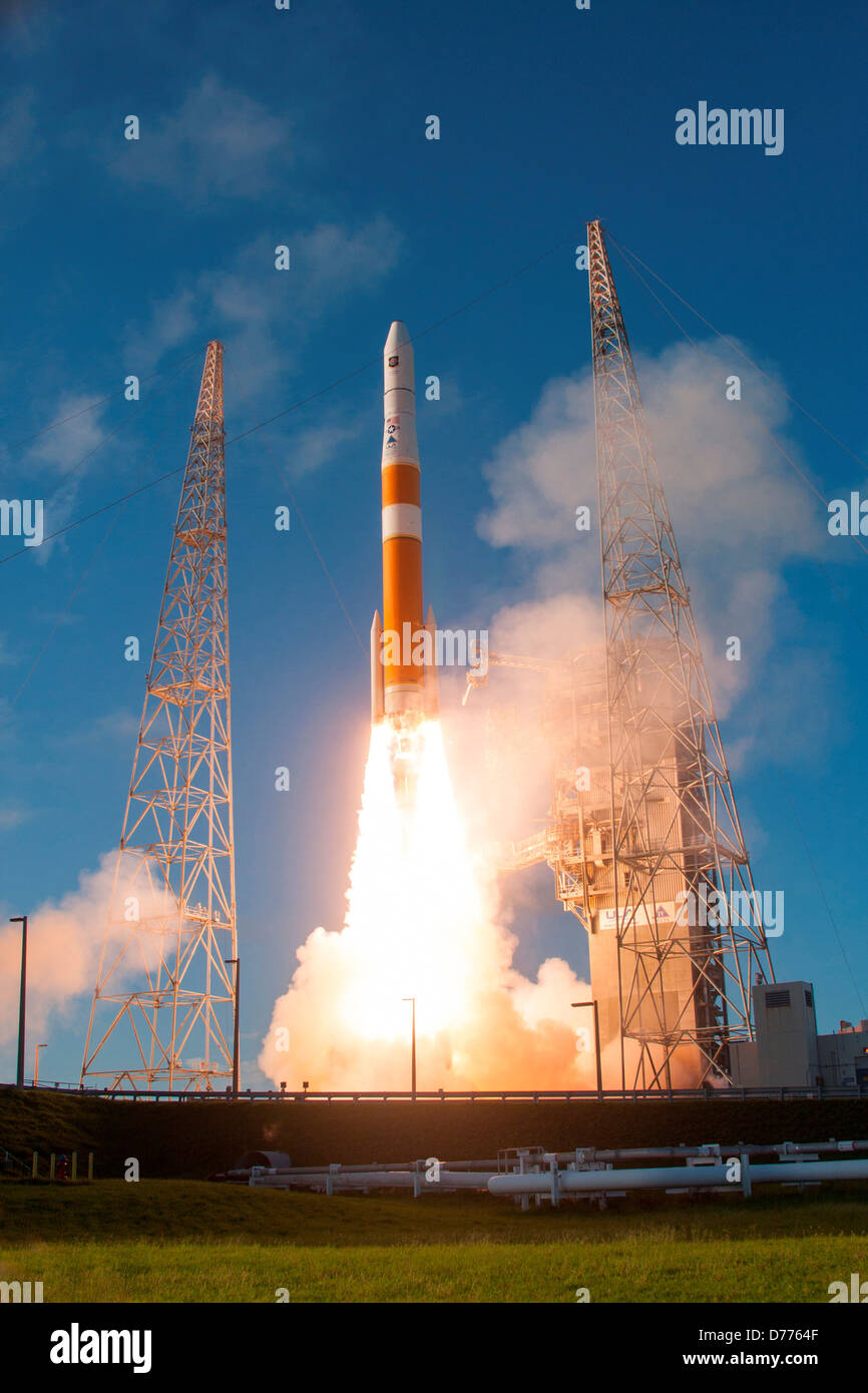 USA Florida Cape Canaveral View space shuttle taking off United Launch Alliance ULA Delta IV