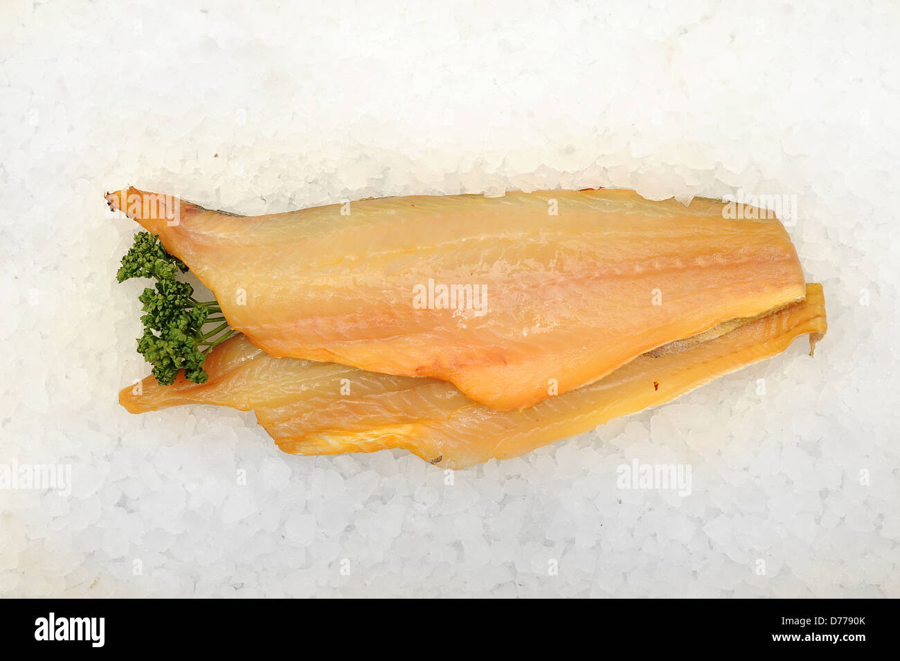 undyed smoked haddock Stock Photo Alamy