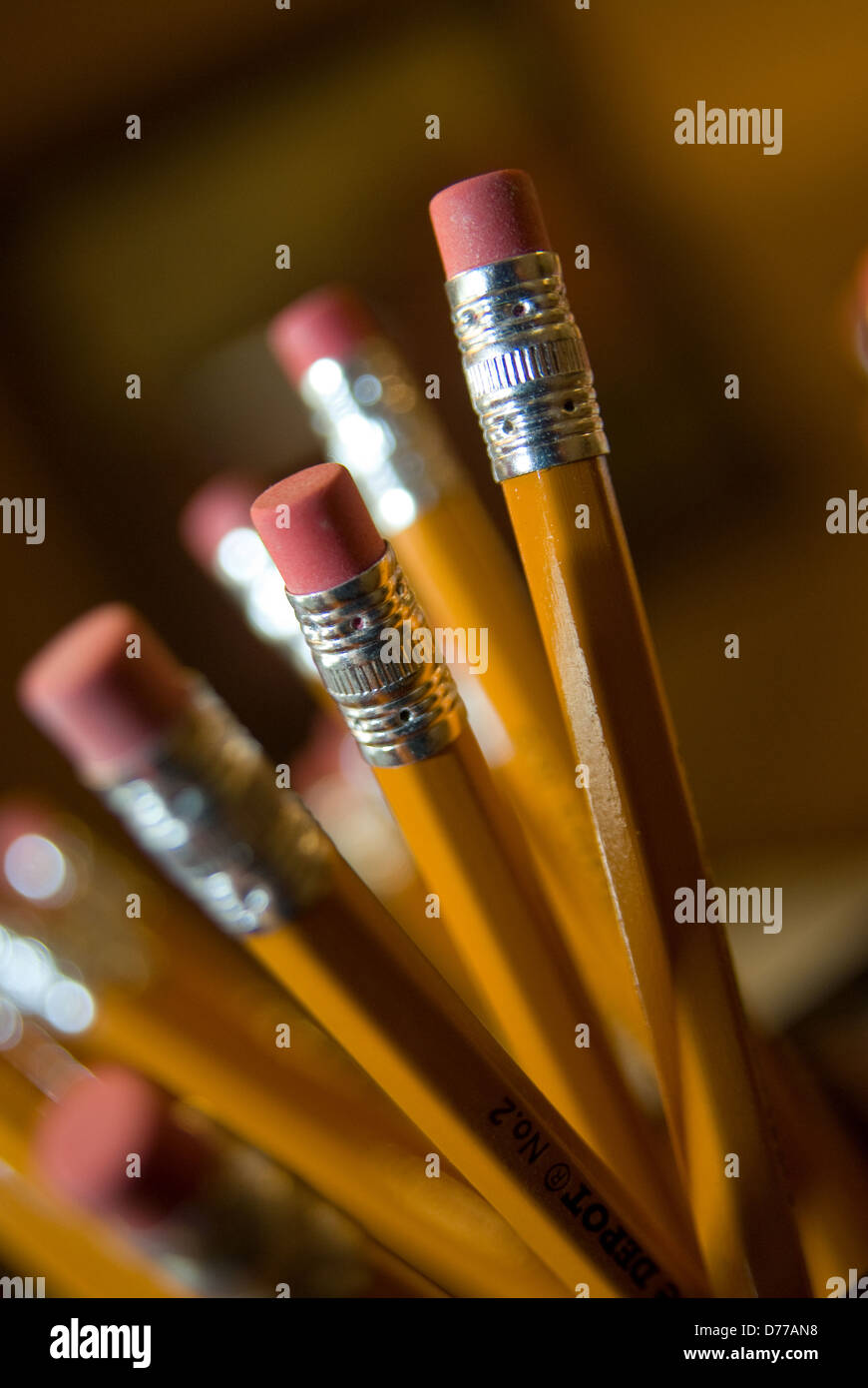 Number 2 lead pencil hires stock photography and images Alamy
