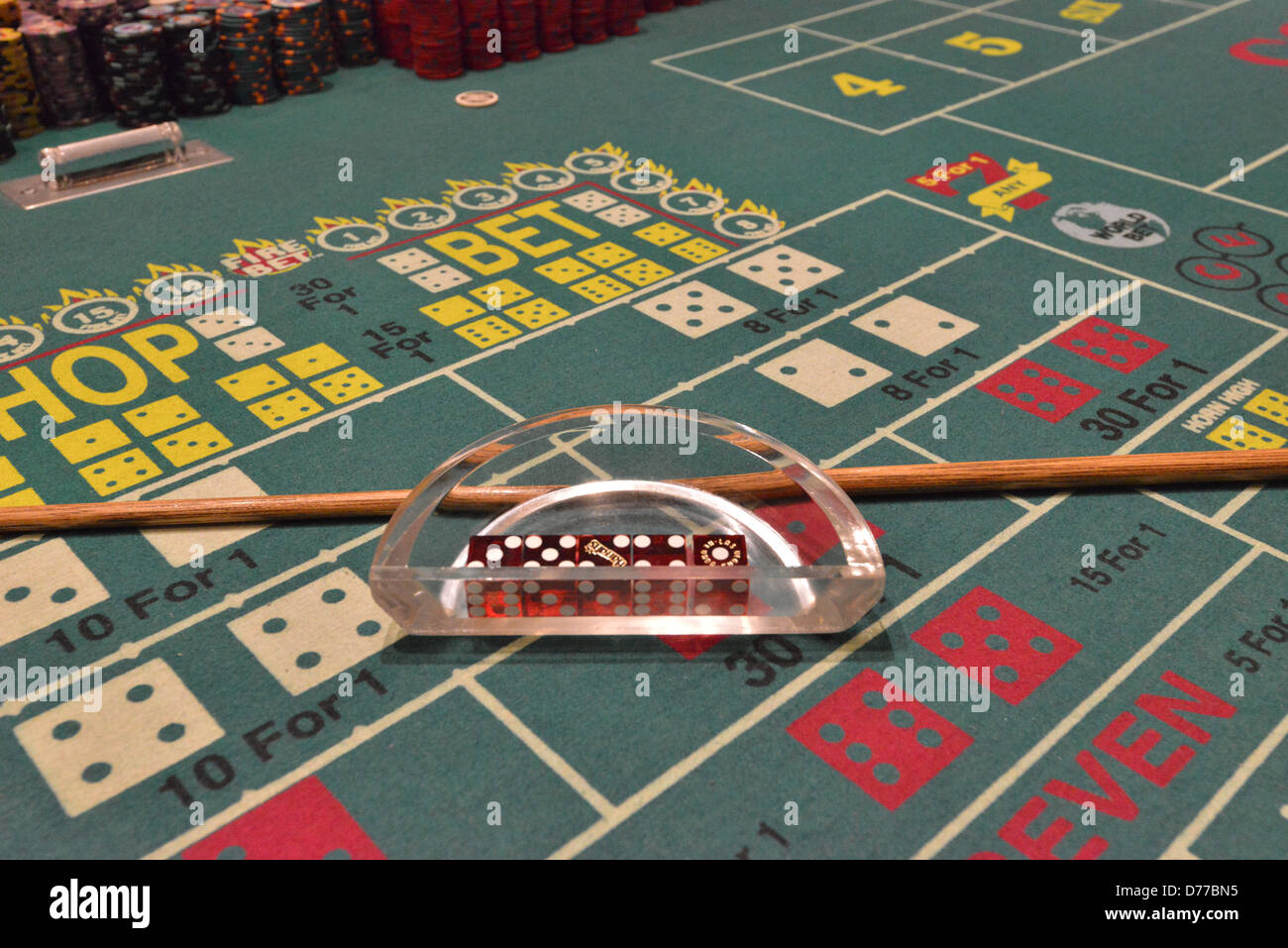 Craps table hires stock photography and images Alamy