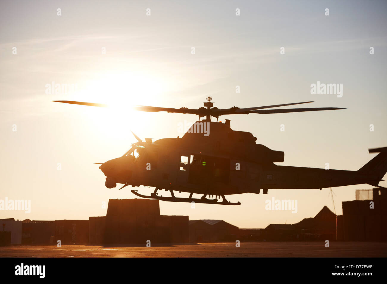 United States Marine Corps UH-1Y Venom Helicopter As It Embarks On ...